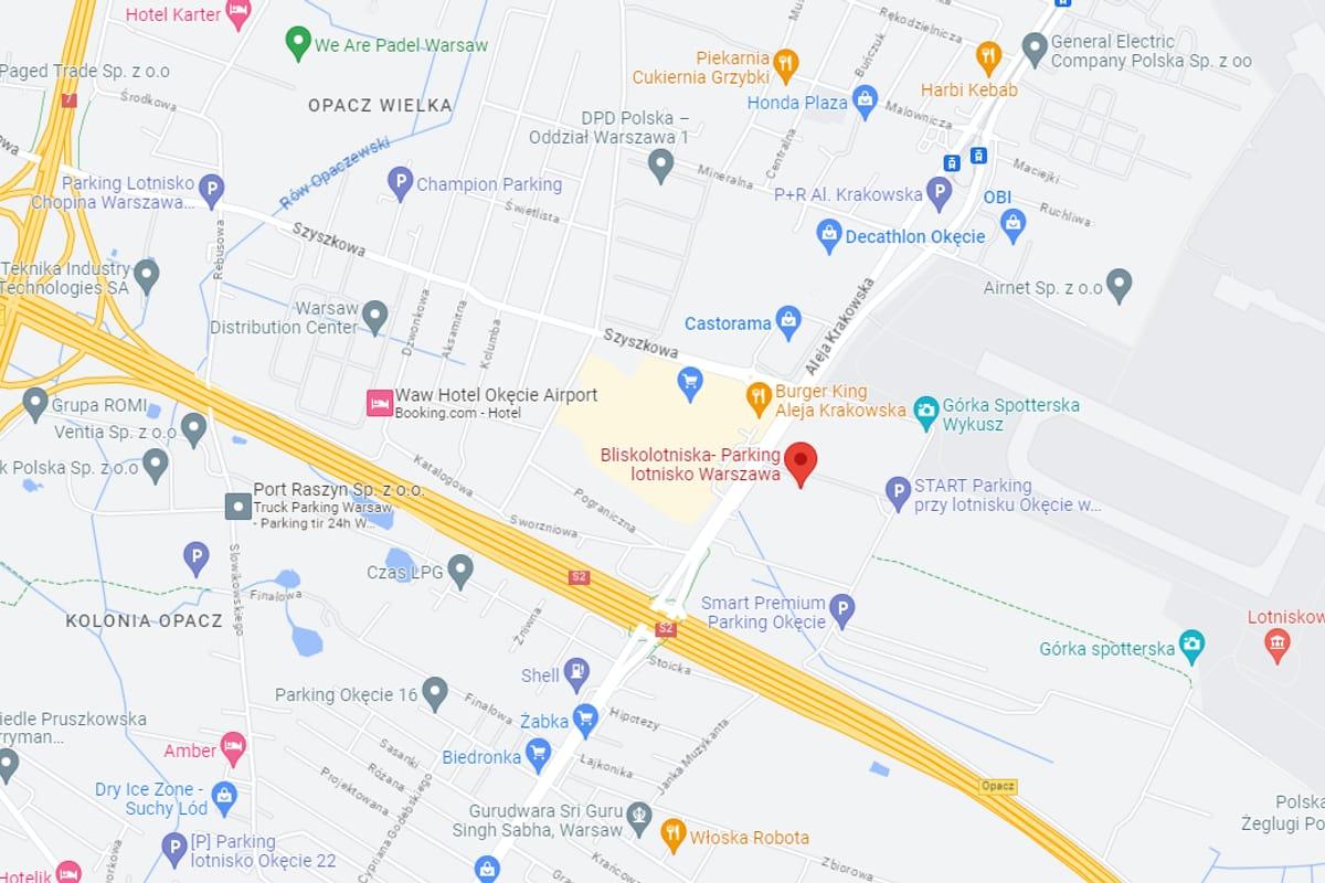 Parking Lotnisko Chopina – ile trwa transfer na lotnisko oraz z lotniska Chopina na parking naszej firmy